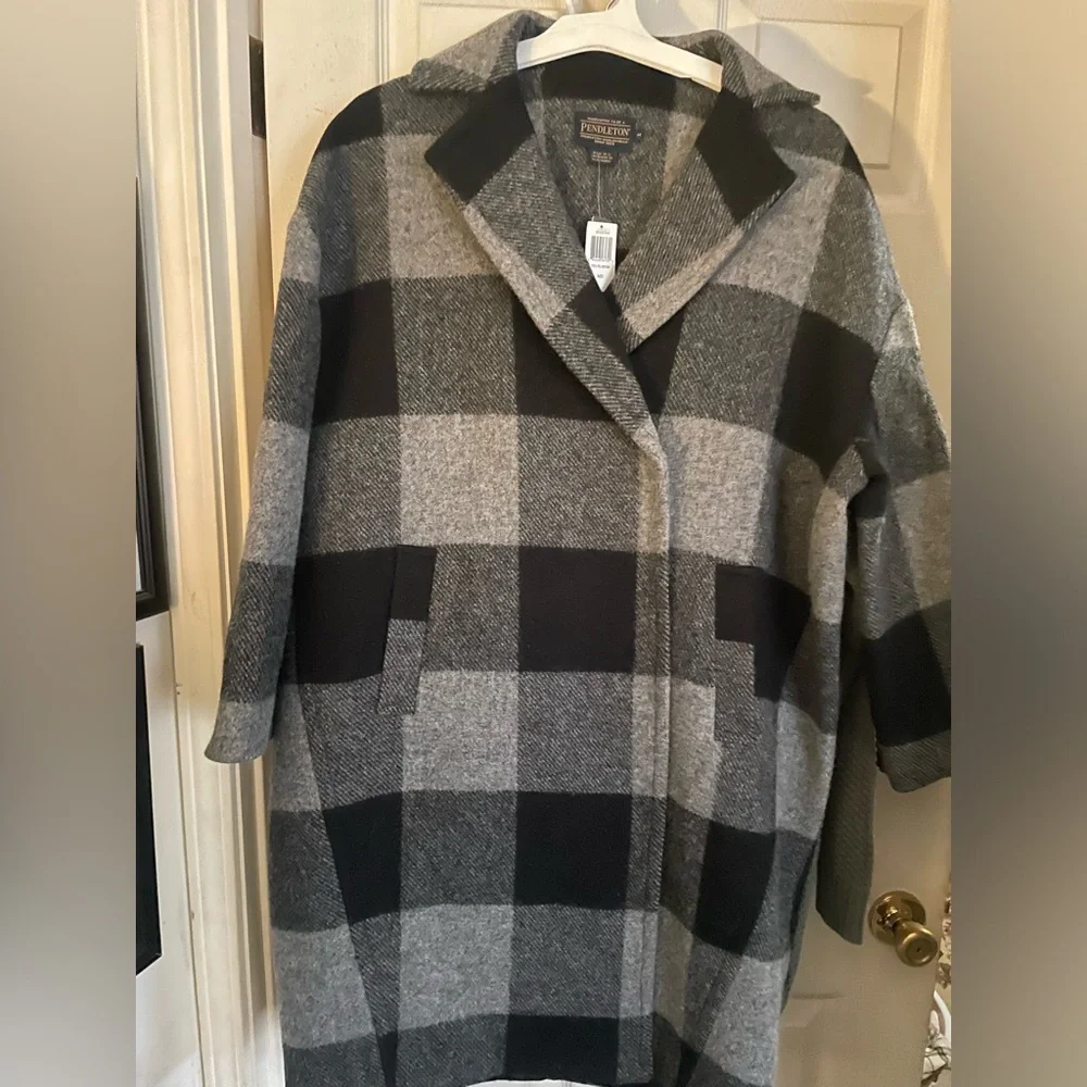 Pendleton Women’s Rob Roy Cocoon Coat Medium NWT - Picture 3 of 4